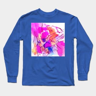 Summer colours abstract Long Sleeve T-Shirt